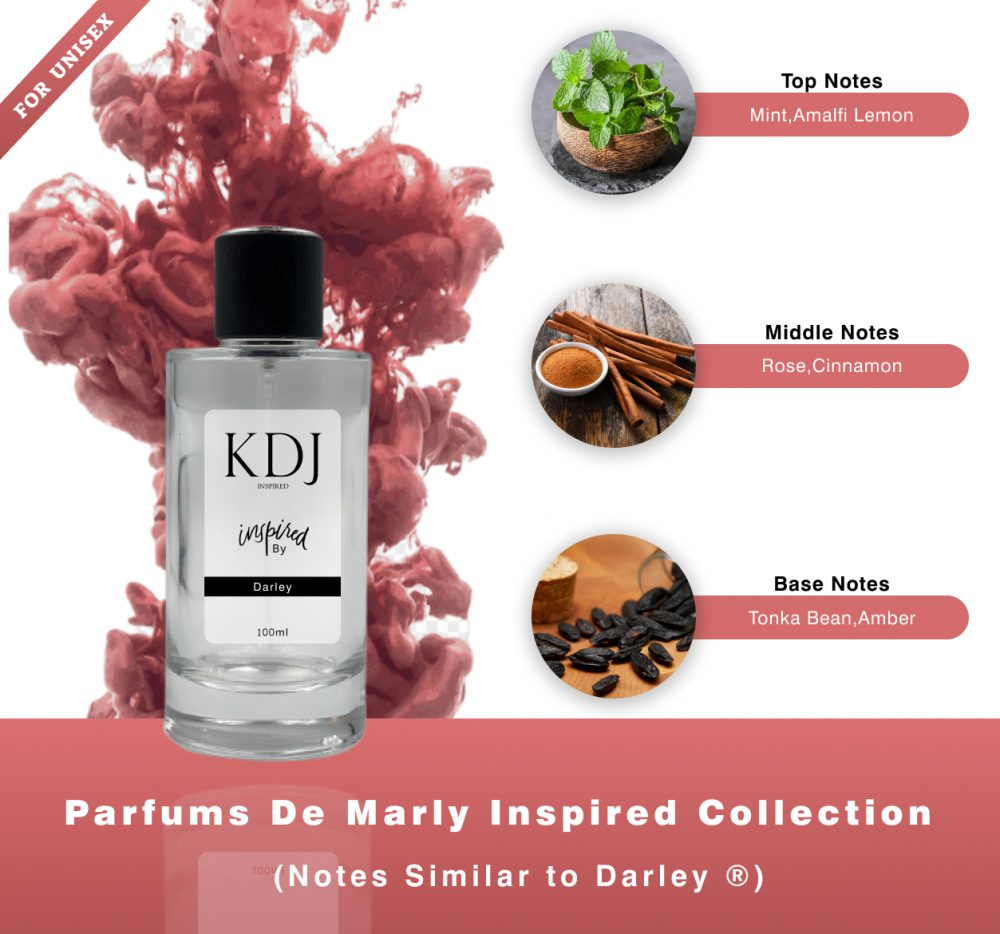 KDJ Inspired – Parfums De Marly Inspired Collection - Notes Similar to Darley ® Unisex 0474S