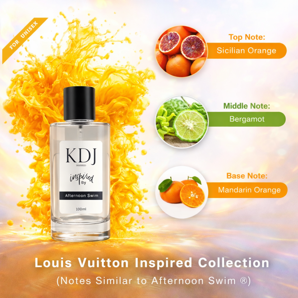 KDJ Inspired – Louis Vuitton Inspired Collection - Notes Similar to Afternoon Swim ® Unisex 0719C