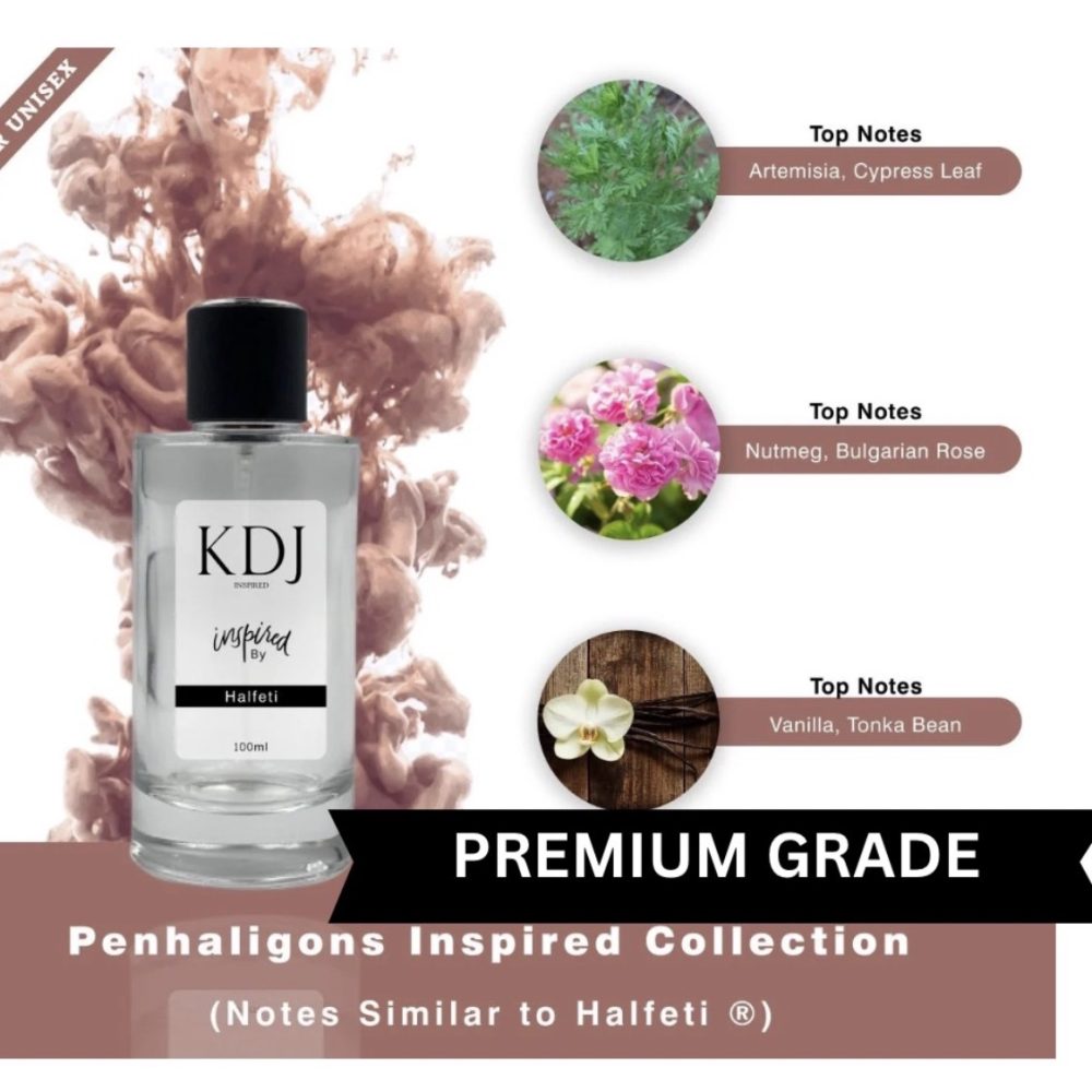 PREMIUM - KDJ Inspired – Penhaligon’s Inspired Collection -PREMIUM Notes Similar to Halfeti ® Unisex 0106C