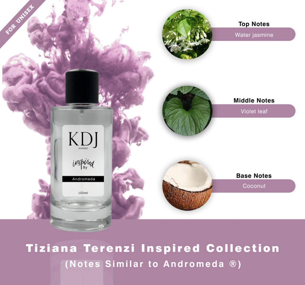 KDJ Inspired – Tiziana Terenzi Inspired Collection - Notes Similar to Andromeda ® Unisex 0771S