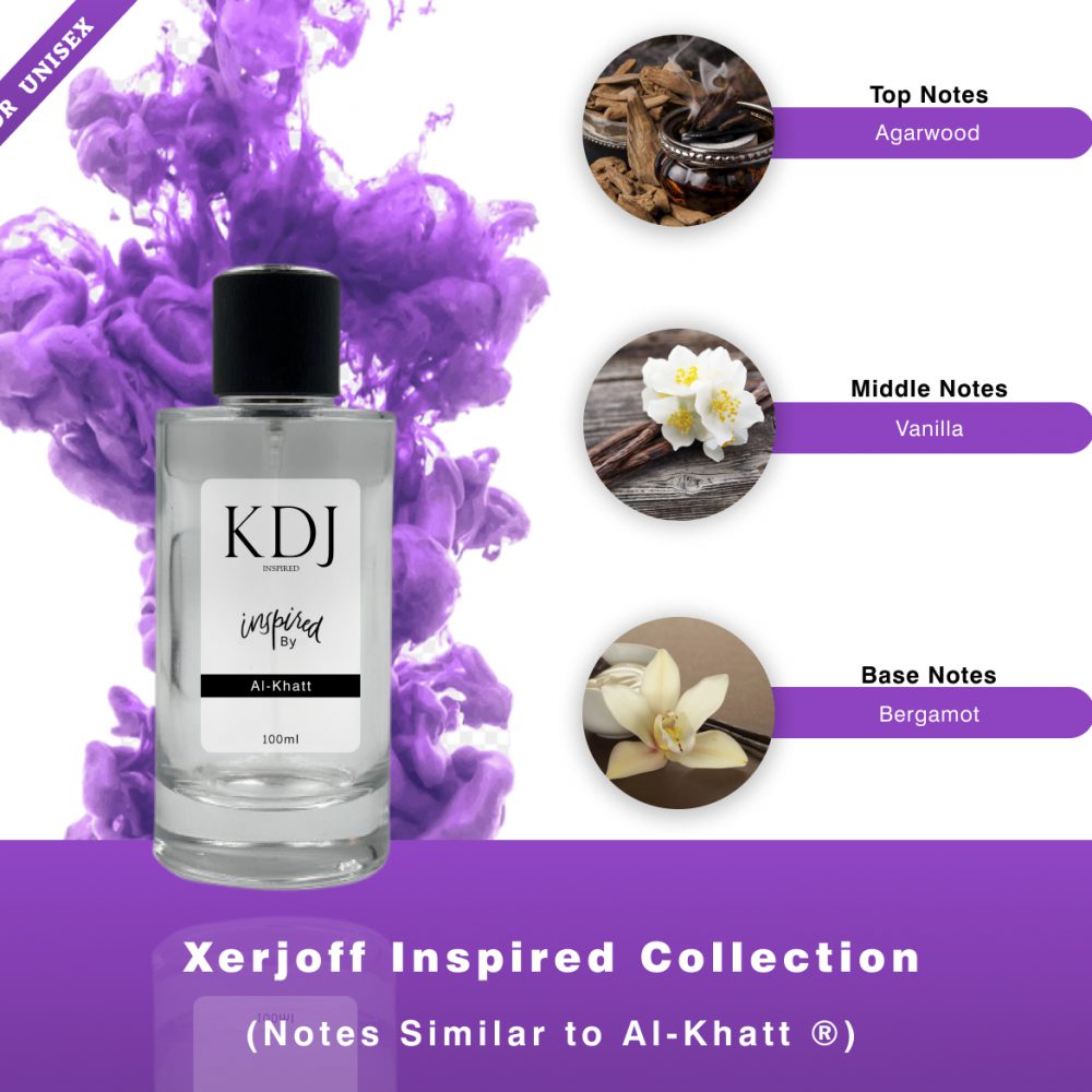 KDJ Inspired – Xerjoff Inspired Collection – Notes Similar To Al-Khatt (Oud Stars) ® Women's 051S