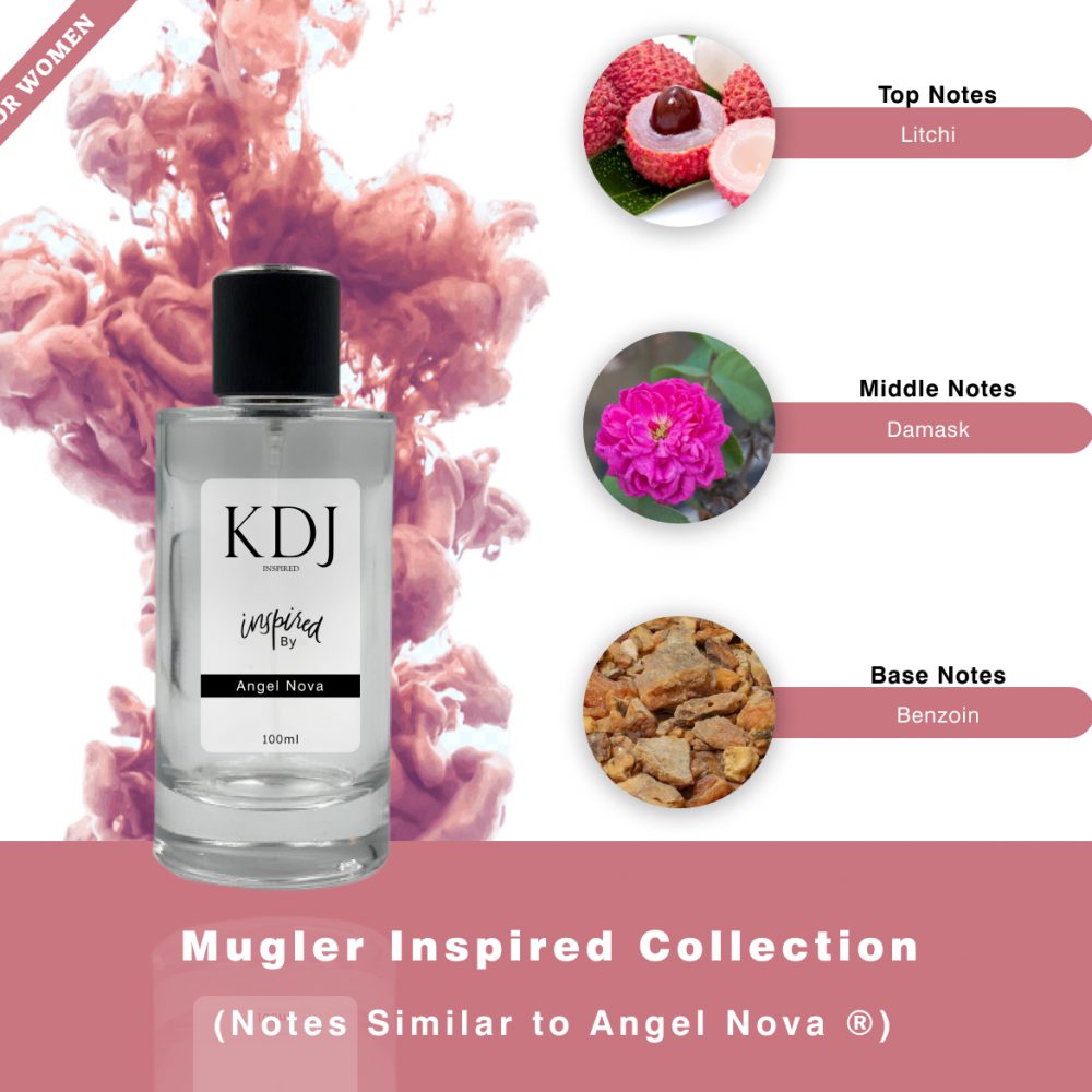 KDJ Inspired – Mugler Inspired Collection – Notes Similar To Angel Nova ® Women's 052S