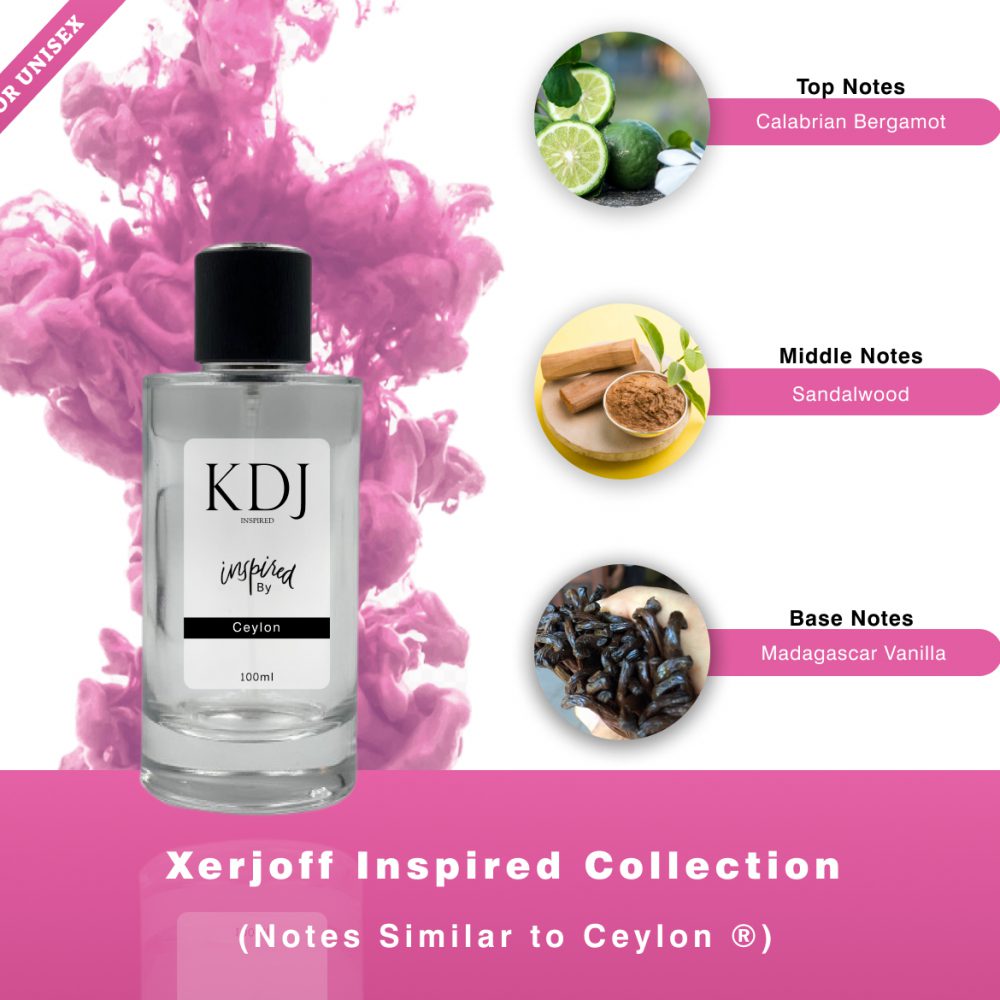 KDJ Inspired – Acqua Di Parma Colonia Pura Inspired Collection – Notes Similar To Ceylon (Oud Stars) ® Women's 048S