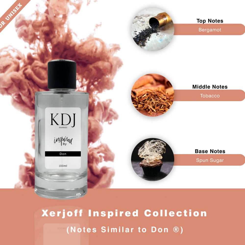 KDJ Inspired – Xerjoff Inspired Collection – Notes Similar To Don (Join The Club ) ® Women's 050S