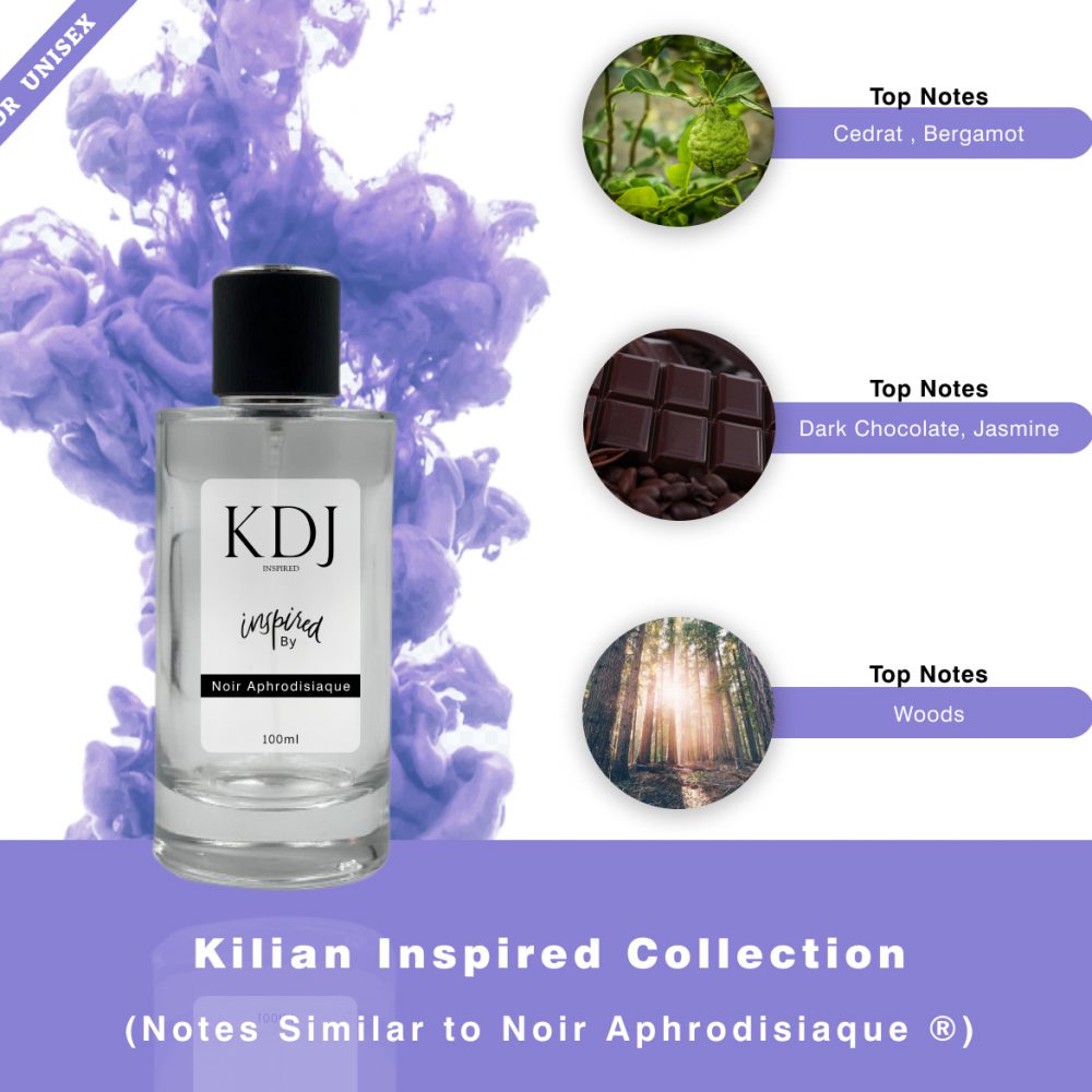 KDJ Inspired – By Kilian Inspired Collection – Notes Similar To Noir Aphrodisiaque ® Unisex 092S