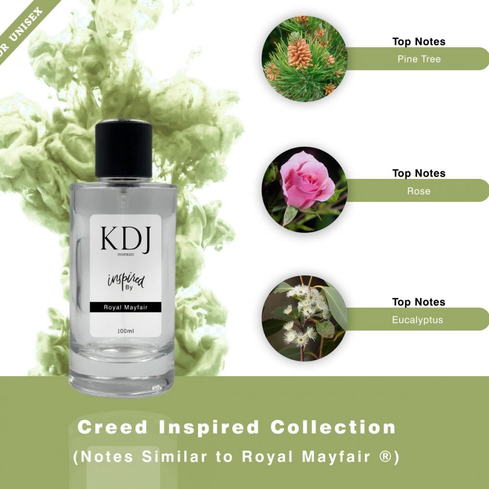 KDJ Inspired – Creed Inspired Collection – Notes Similar To Royal Mayfair ® Women's 082S