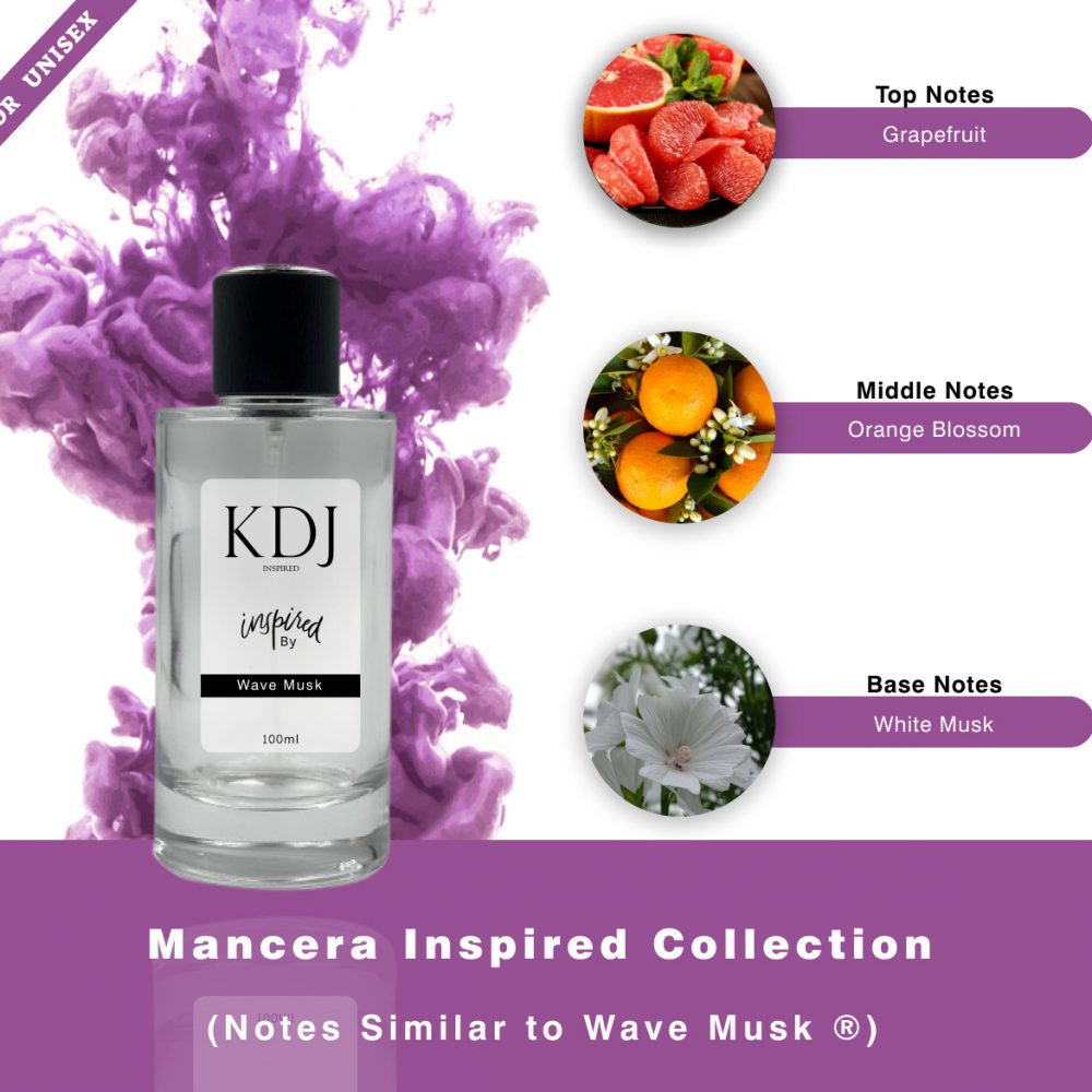 KDJ Inspired – Mancera Inspired Collection – Notes Similar To Wave Musk ® Unisex 099S