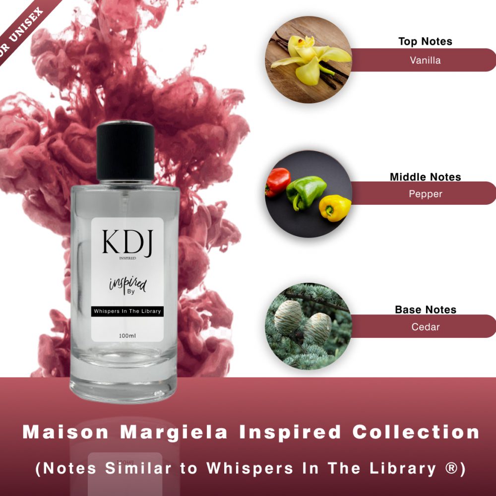 KDJ Inspired – Maison Martin Margiela Inspired Collection – Notes Similar To Whispers In The Library ® Women's 049S
