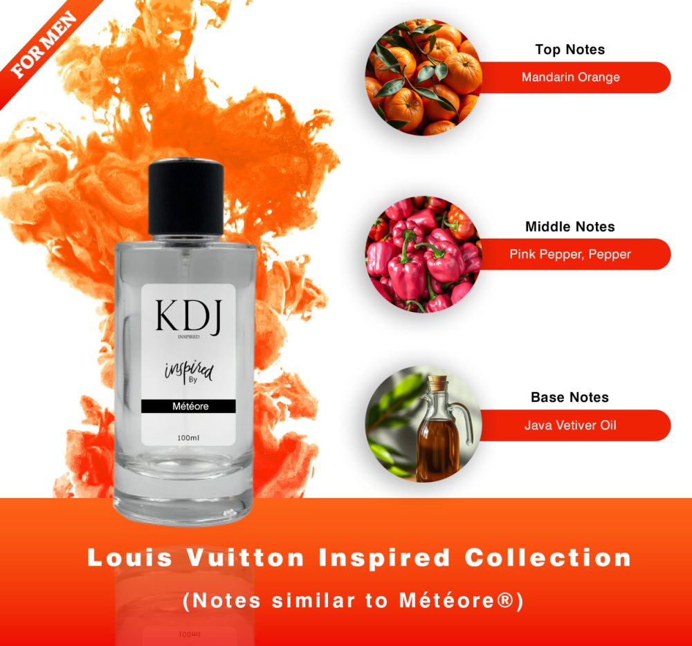 KDJ Inspired – Louis Vuitton Inspired Collection – Notes Similar to Météore – Men’s