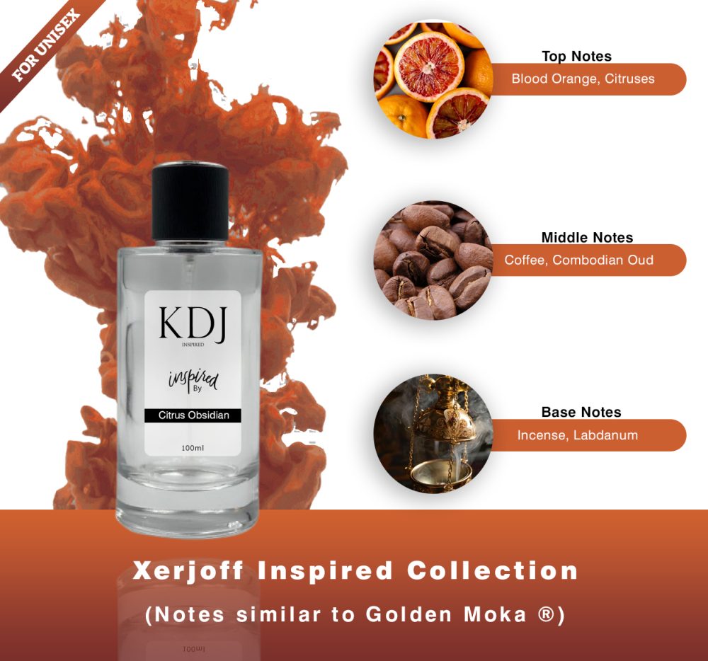 KDJ Inspired – Xerjoff Inspired Collection – Notes Similar to Golden Moka - Unisex