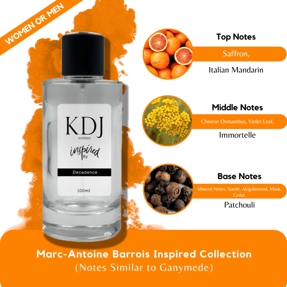 KDJ Inspired – Marc-Antoine Barrois Inspired Collection – Notes Similar to Ganymede – Unisex