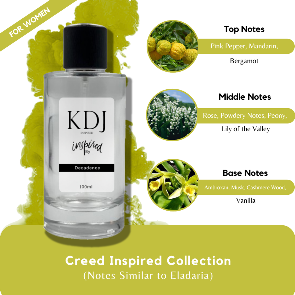 KDJ Inspired – Creed Inspired Collection – Notes Similar to Eladaria – For Women