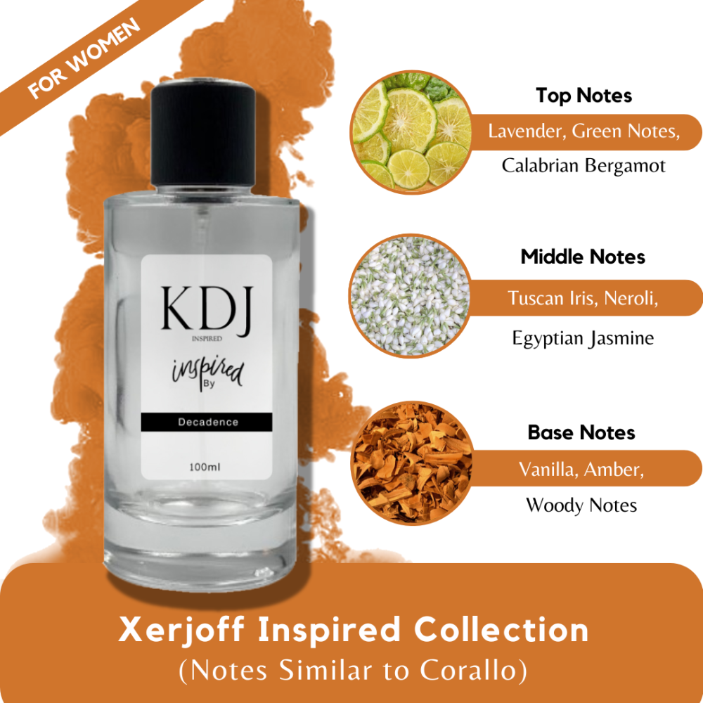 KDJ Inspired – Xerjoff Inspired Collection – Notes Similar to Corallo – Unisex