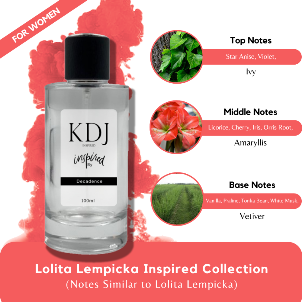 KDJ Inspired – Lolita Lempicka Inspired Collection – Notes Similar to Lolita Lempicka – For Women