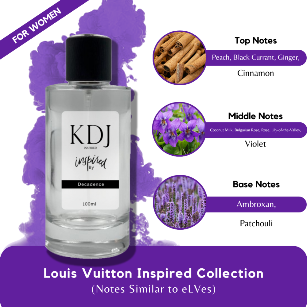 KDJ Inspired – Louis Vuitton Inspired Collection – Notes Similar to eLVes – For Women