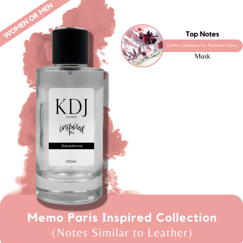 KDJ Inspired – Memo Paris Inspired Collection – Notes Similar to Leather – Unisex