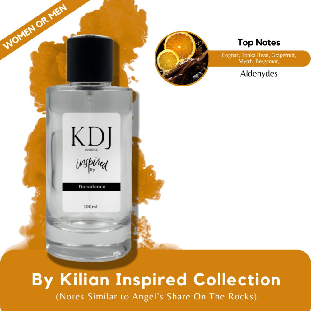 KDJ Inspired – By Kilian Inspired Collection – Notes Similar to Angel's Share On The Rocks – Unisex