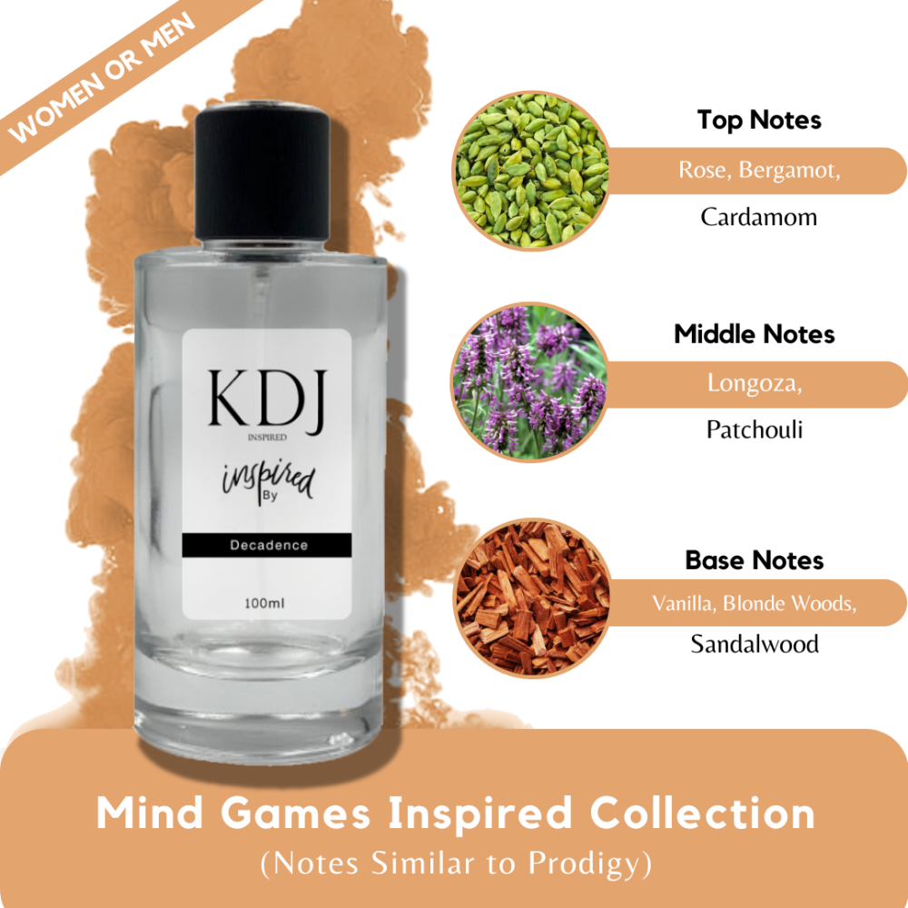 KDJ Inspired – Mind Games Inspired Collection – Notes Similar to Prodigy – Unisex