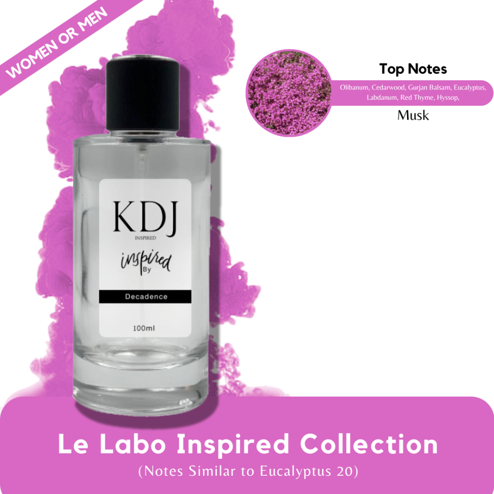 KDJ Inspired – Le Labo Inspired Collection – Notes Similar to Eucalyptus 20 – Unisex