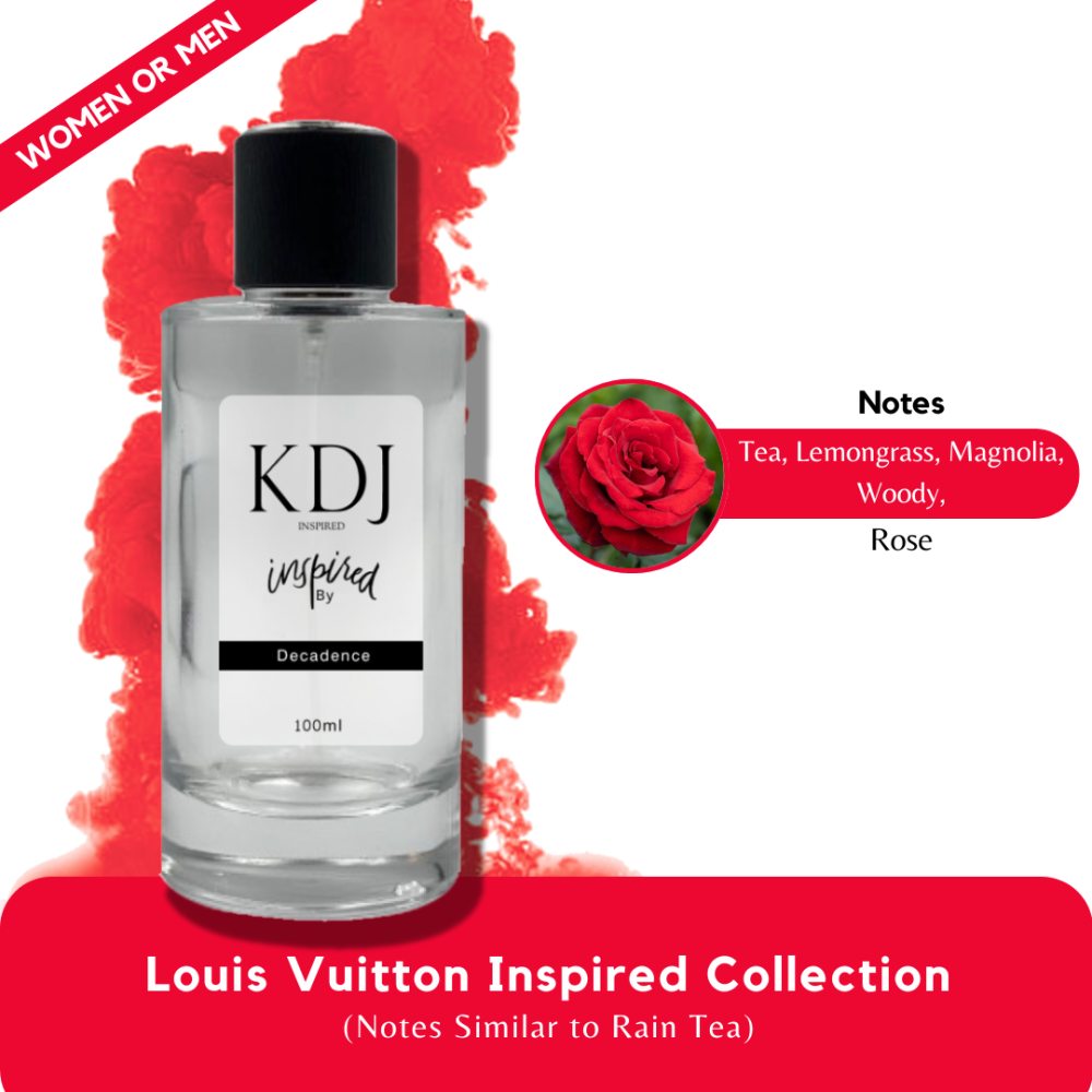 KDJ Inspired – Louis Vuitton Inspired Collection – Notes Similar to Rain Tea – Unisex