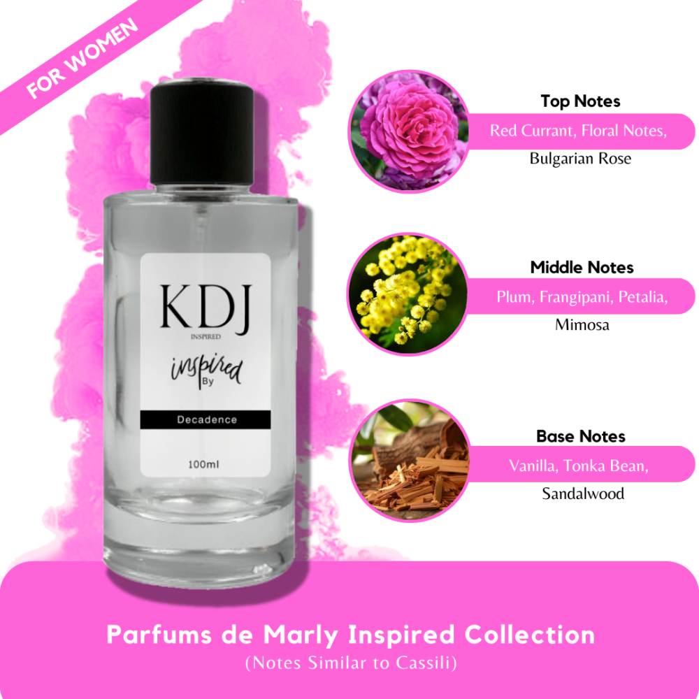 KDJ Inspired – Parfums de Marly Inspired Collection – Notes Similar to Cassili – Women