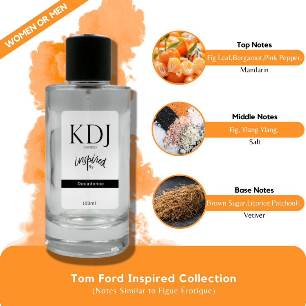 KDJ Inspired – Tom Ford Inspired Collection – Notes Similar to Figue Érotique – Unisex
