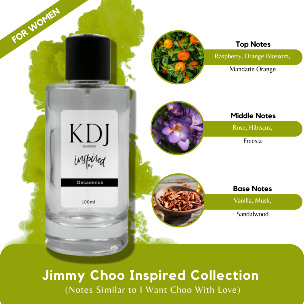 KDJ Inspired – Jimmy Choo Inspired Collection – Notes Similar to I Want Choo With Love – Women