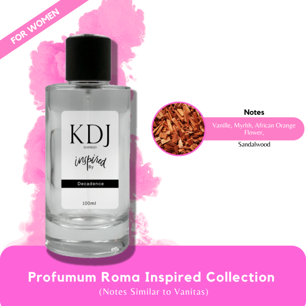 KDJ Inspired – Profumum Roma Inspired Collection – Notes Similar to Vanitas – Women