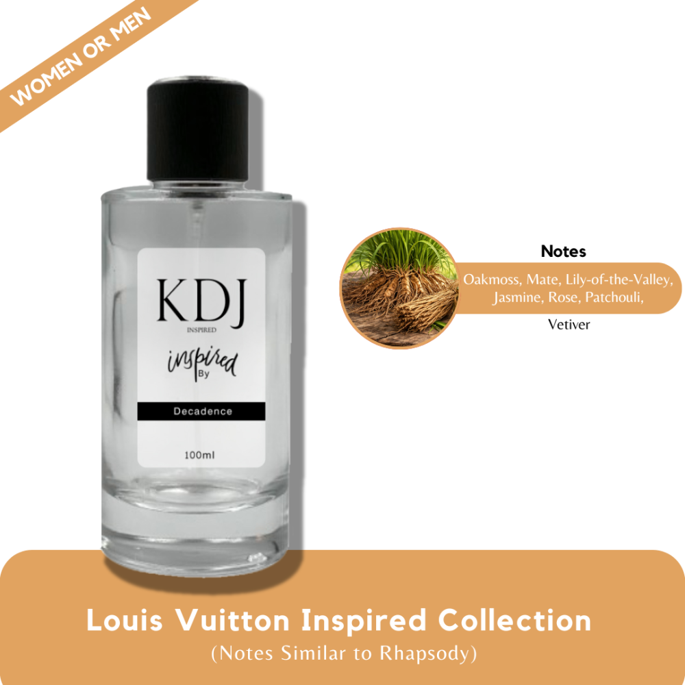 KDJ Inspired – Louis Vuitton Inspired Collection – Notes Similar to Rhapsody – Unisex