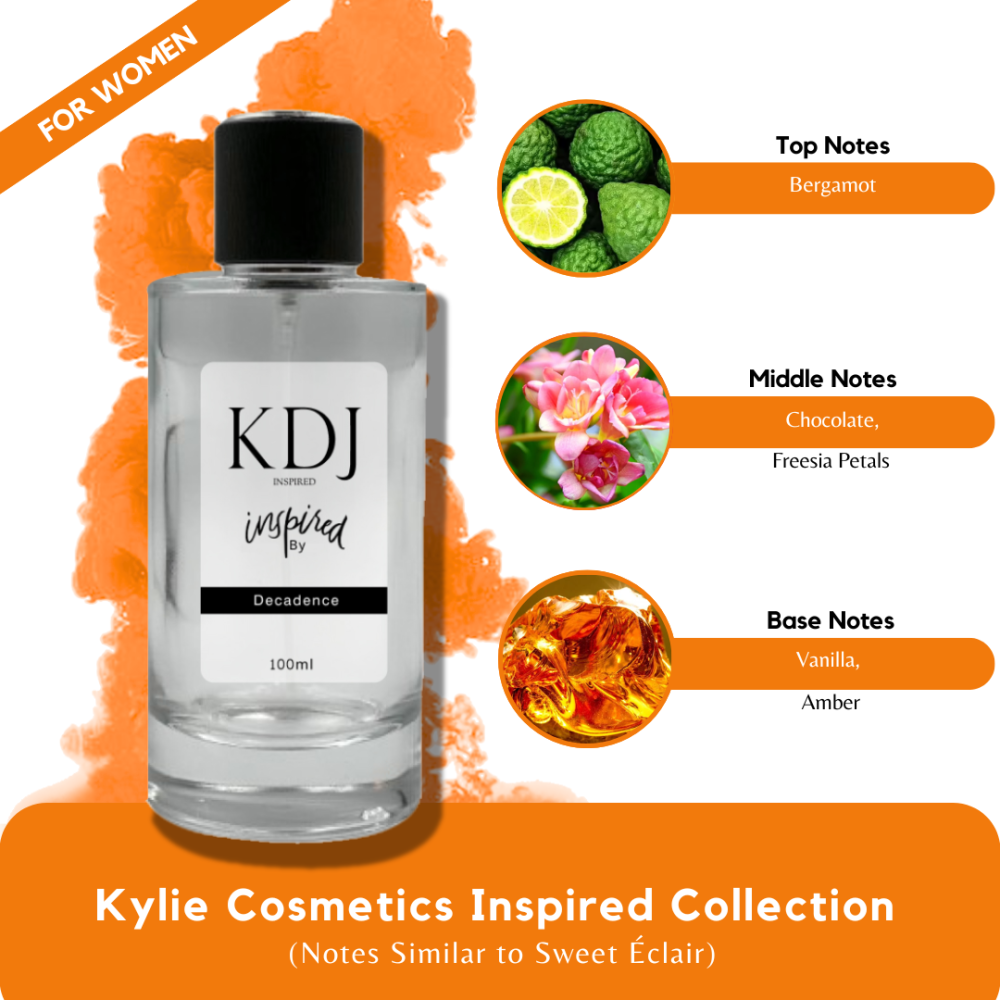 KDJ Inspired – Kylie Cosmetics Inspired Collection – Notes Similar to Sweet Éclair – Women