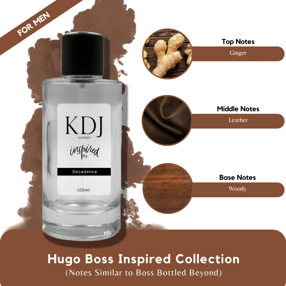 KDJ Inspired – Hugo Boss Inspired Collection – Notes Similar to Boss Bottled Beyond – Men