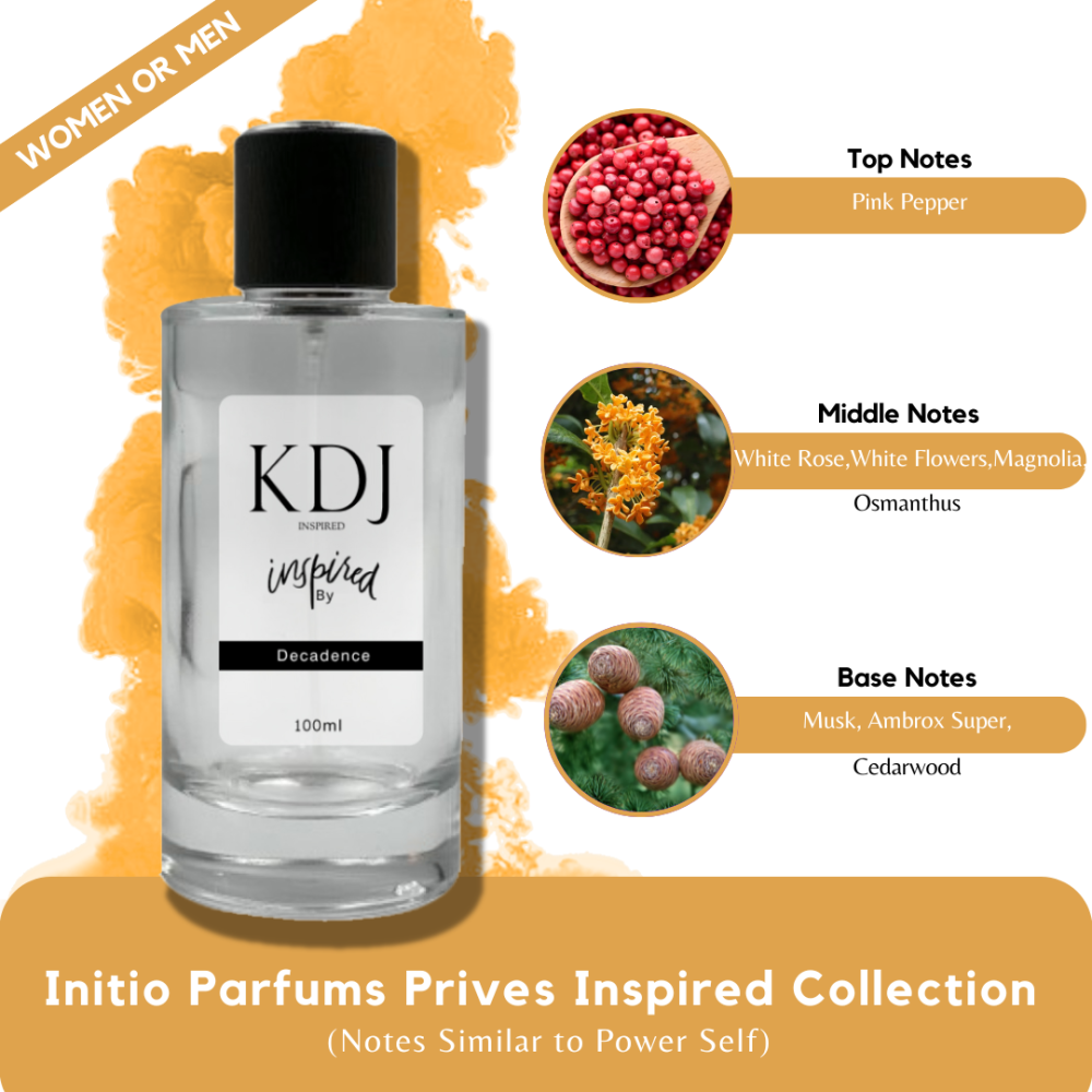 KDJ Inspired – Initio Parfums Prives Inspired Collection – Notes Similar to Power Self – Unisex