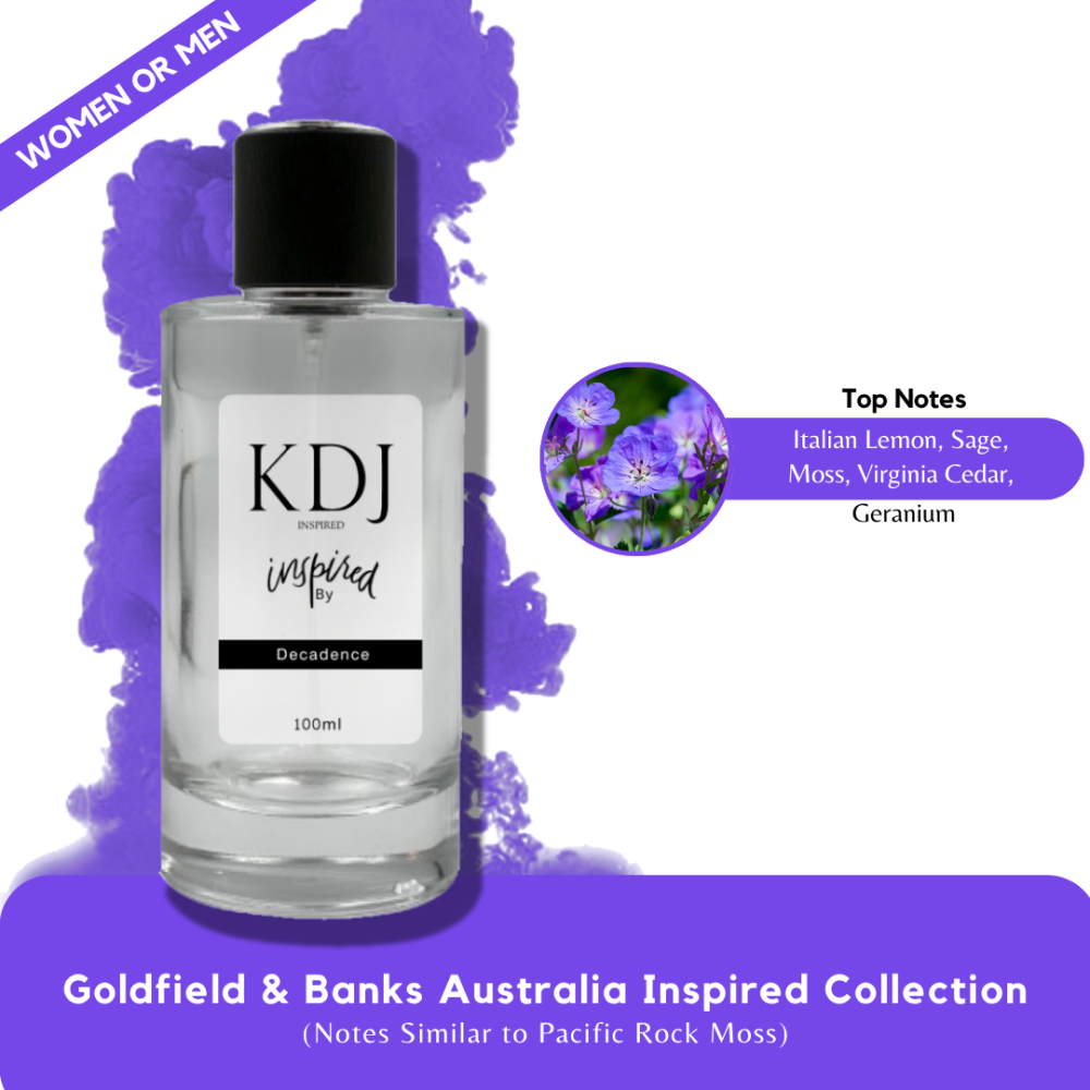 KDJ Inspired – Goldfield & Banks Australia Inspired Collection – Notes Similar to Pacific Rock Moss – Unisex
