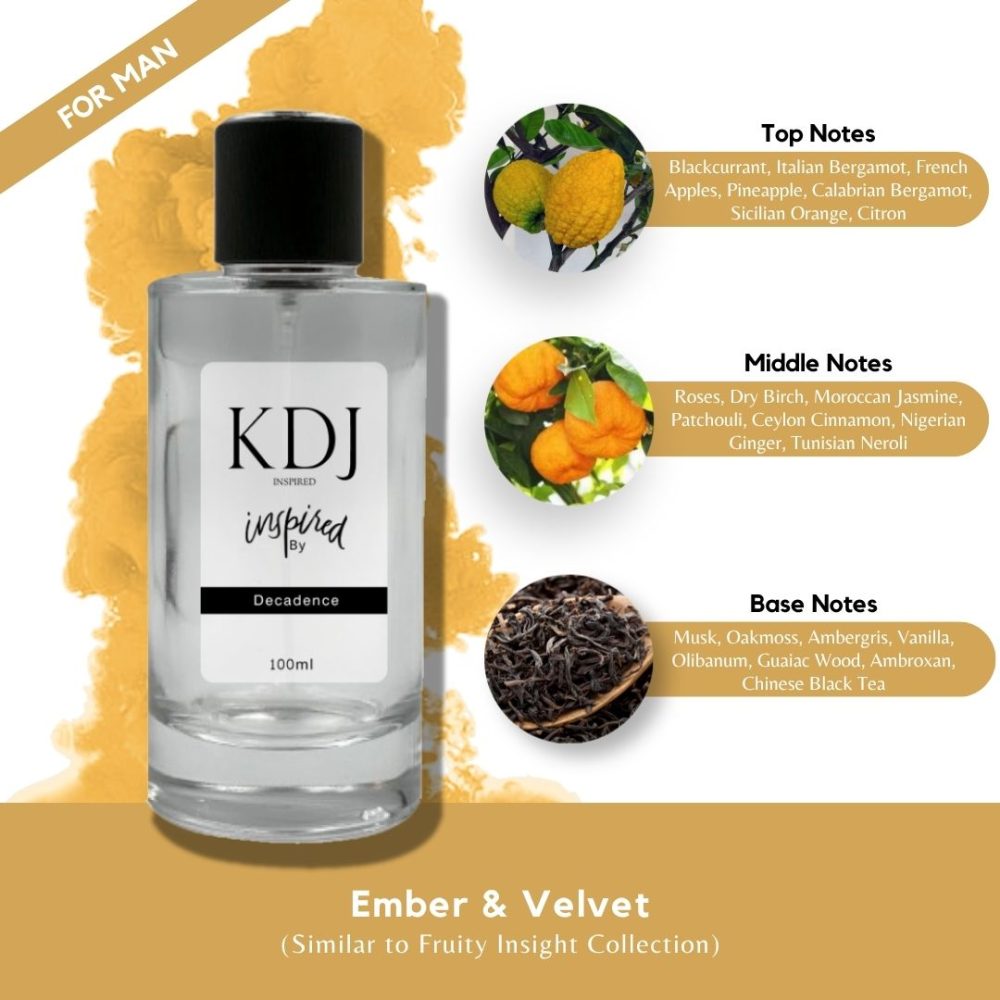 KDJ Inspired – Fusion Ember & Velvet — For Men