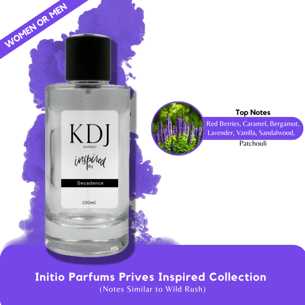 KDJ Inspired – Initio Parfums Prives Inspired Collection – Notes Similar to Wild Rush – Unisex